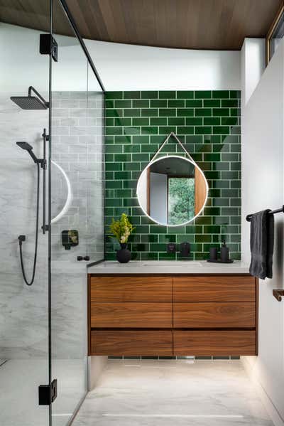  Modern Bathroom. Eugenia Lake by Sheree Stuart Design.