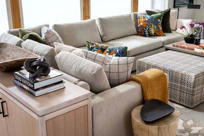  Transitional Country House Living Room. Kawartha Lake House by Sheree Stuart Design.