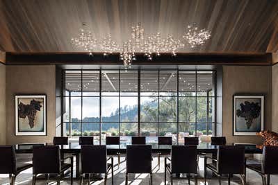  Organic Restaurant Dining Room. Mayacamas Vineyard by Roric Tobin Designs.