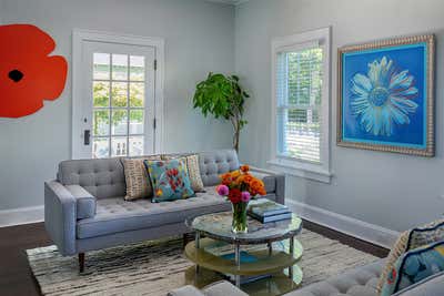  Coastal Country Vacation Home Living Room. Greenport Residence  by Roric Tobin Designs.
