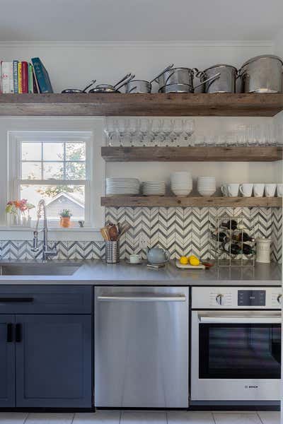  Eclectic Vacation Home Kitchen. Greenport Residence  by Roric Tobin Designs.