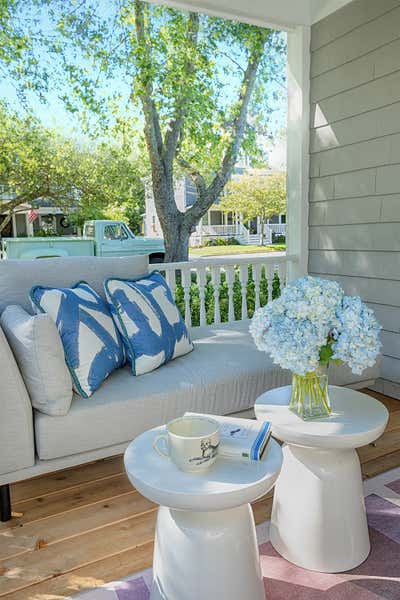  Coastal Vacation Home Patio and Deck. Greenport Residence  by Roric Tobin Designs.