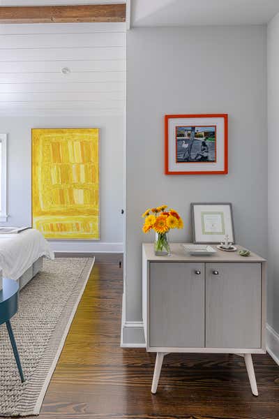  Contemporary Country Vacation Home Bedroom. Greenport Residence  by Roric Tobin Designs.