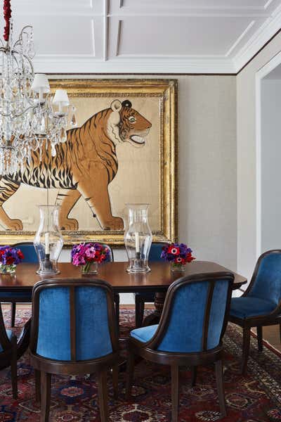 Eclectic Dining Room. Traveler's Estate by Peter Dunham Design.