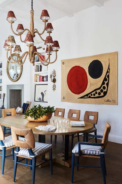  Eclectic Dining Room. Traveler's Estate by Peter Dunham Design.