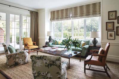  Eclectic Living Room. Traveler's Estate by Peter Dunham Design.