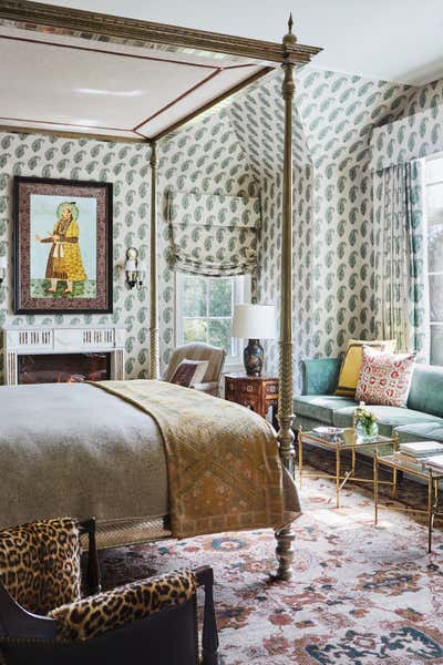  Eclectic Bedroom. Traveler's Estate by Peter Dunham Design.