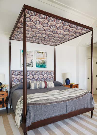  Coastal Bedroom. Shinnecock Bay by Peter Dunham Design.