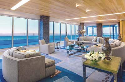  Transitional Living Room. Miami Penthouse by Roric Tobin Designs.