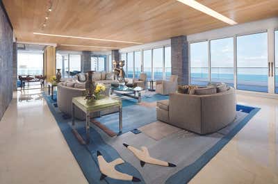  Contemporary Apartment Living Room. Miami Penthouse by Roric Tobin Designs.