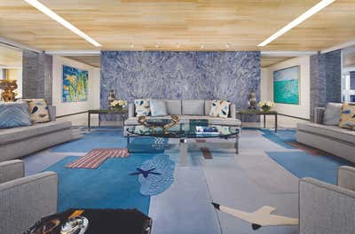  Maximalist Living Room. Miami Penthouse by Roric Tobin Designs.