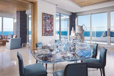  Modern Apartment Dining Room. Miami Penthouse by Roric Tobin Designs.