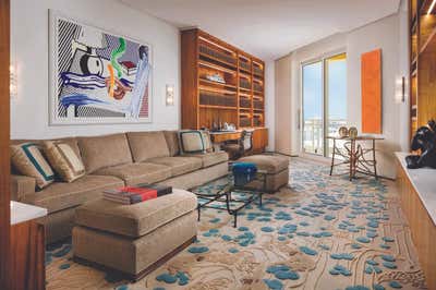  Maximalist Apartment Living Room. Miami Penthouse by Roric Tobin Designs.