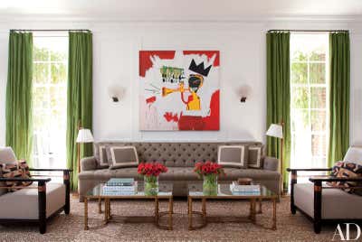  Eclectic Living Room. Beverly Hills Producer by Peter Dunham Design.