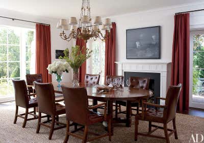  Eclectic Dining Room. Beverly Hills Producer by Peter Dunham Design.