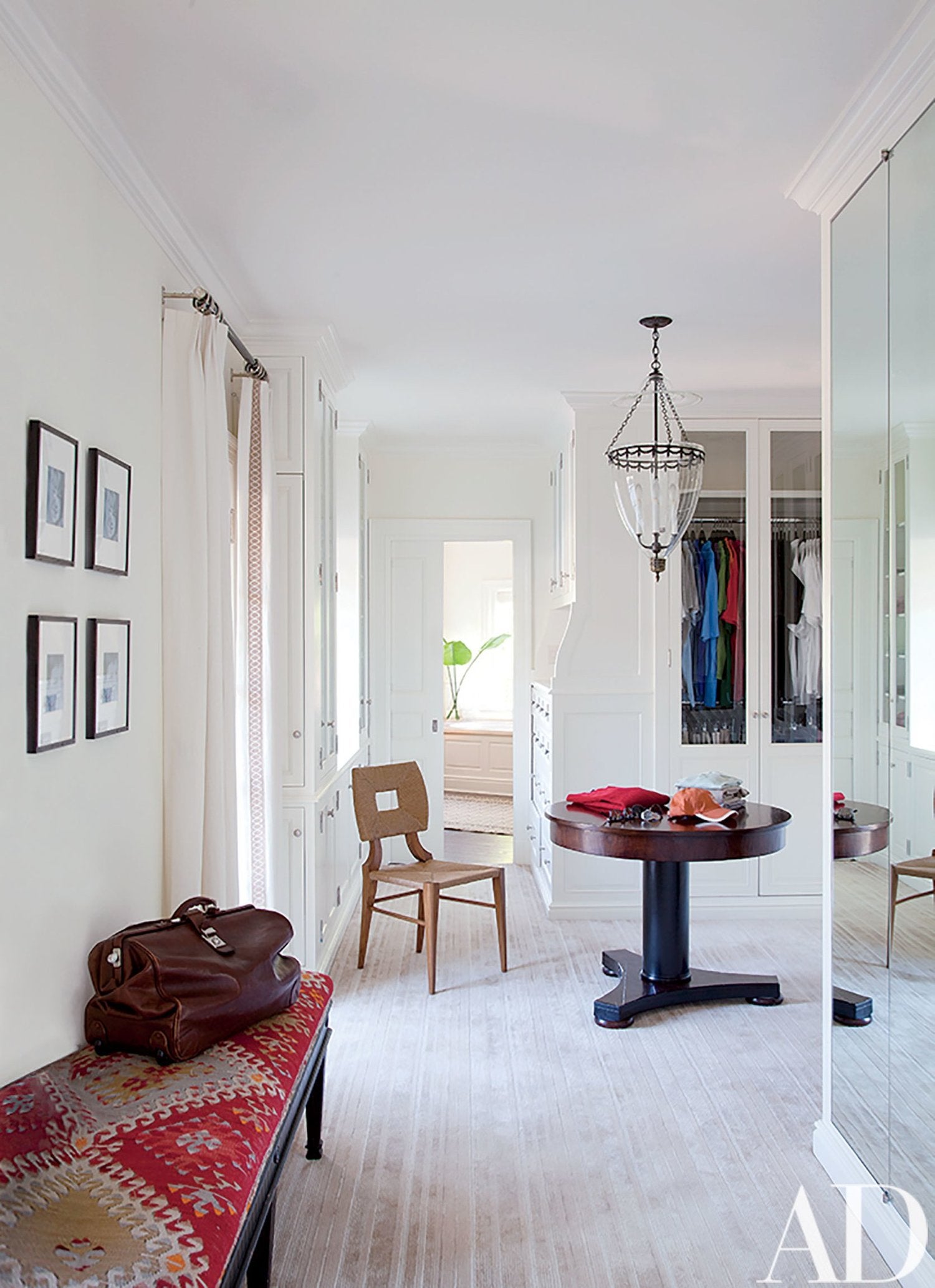 Eclectic Storage Room and Closet