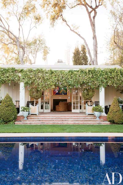  Eclectic Exterior. Beverly Hills Producer by Peter Dunham Design.