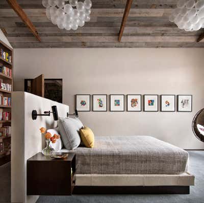  Country Bedroom.  Montana Lake House by Peter Dunham Design.