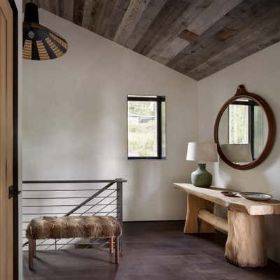  Country Entry and Hall.  Montana Lake House by Peter Dunham Design.