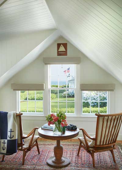  Cottage Office and Study. Nantucket Cottage by Peter Dunham Design.