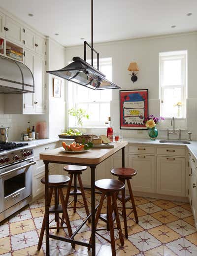  Eclectic Kitchen. Central Park West by Peter Dunham Design.