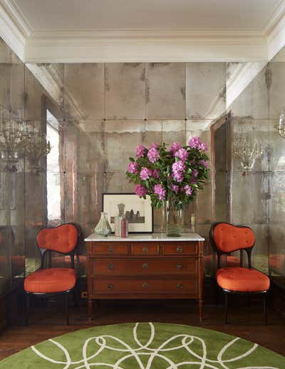  Eclectic Entry and Hall. Central Park West by Peter Dunham Design.
