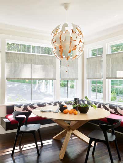  Modern Dining Room. Weston in the Woods by LTK Interiors.