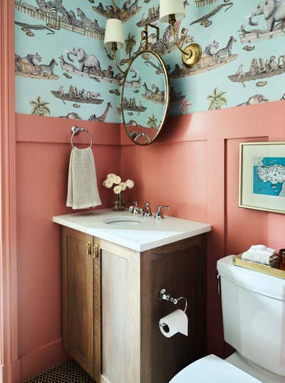  Eclectic Family Home Bathroom. Victorian Eclectic by LTK Interiors.