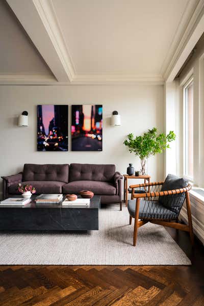  Minimalist Living Room. East End Avenue  by Torus Interiors.
