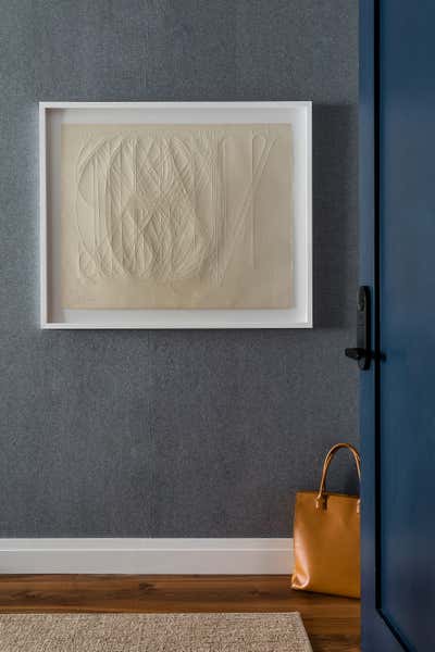  Mid-Century Modern Entry and Hall. Boston Seaport by Torus Interiors.