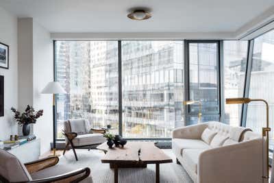  Mid-Century Modern Modern Living Room. Boston Seaport by Torus Interiors.