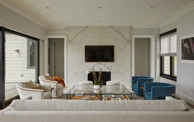  Eclectic Living Room. Westchester River Front by Jessica Gething Design.