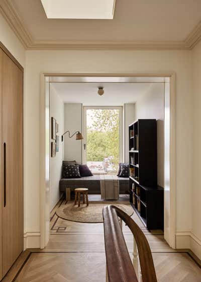 Modern Family Home Office and Study. Park Slope Brownstone by Jesse Parris-Lamb.