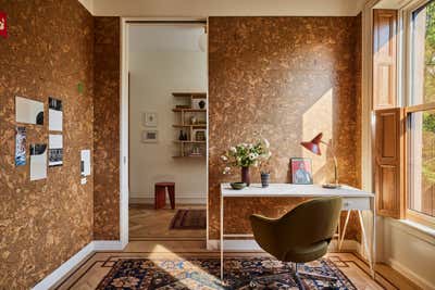 Modern Office and Study. Park Slope Brownstone by Jesse Parris-Lamb.