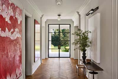 Modern Entry and Hall. CT Residence by Jesse Parris-Lamb.