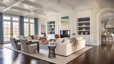  Modern Transitional Living Room. Home Staging in the Hamptons by Iconic Modern.
