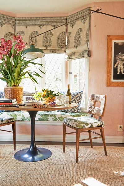 Eclectic Dining Room. WeHo Bungalow by Peter Dunham Design.