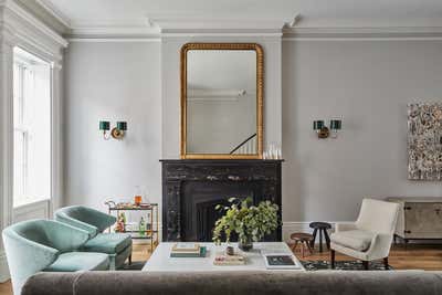  Mid-Century Modern Family Home Living Room. Bethune Street  by Ronen Lev.
