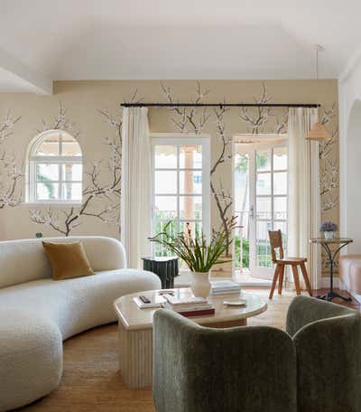  Art Nouveau Living Room. Goop Villa by Ronen Lev.