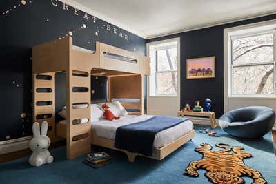  Art Deco Bohemian Family Home Children's Room. Brooklyn Townhouse by Ronen Lev.