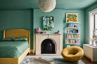  Bohemian Family Home Children's Room. Brooklyn Townhouse by Ronen Lev.