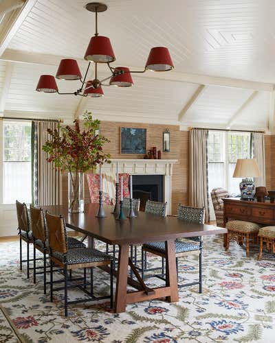  Country House Dining Room. Berkshires Family Retreat by Phillip Thomas Inc..