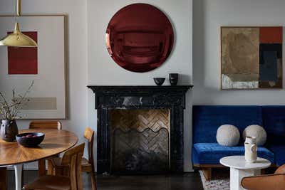  French Family Home Dining Room. East Lincoln Park Row Home by Wendy Labrum Interiors.