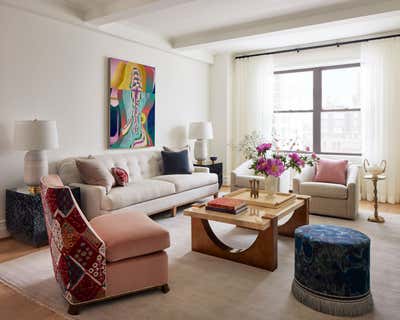  Transitional Maximalist Living Room. West End Residence by Libarikian Interiors.