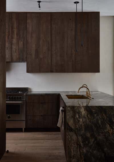  Rustic Kitchen. The Townhouse by Sarah Solis Design Studio.