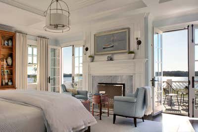  Traditional Vacation Home Bedroom. Eastern Shore Grandeur by Purple Cherry Architects.