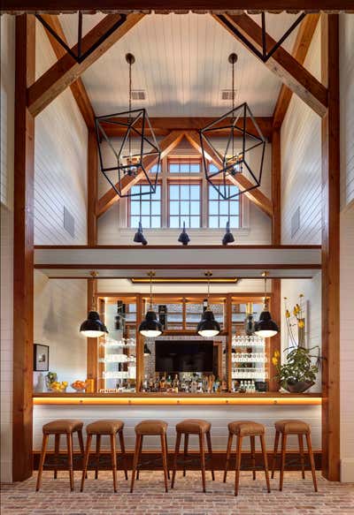  Vacation Home Bar and Game Room. Eastern Shore Grandeur by Purple Cherry Architects.