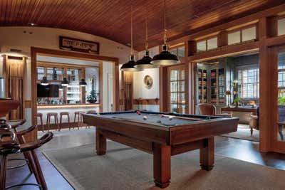  Traditional Vacation Home Bar and Game Room. Eastern Shore Grandeur by Purple Cherry Architects.