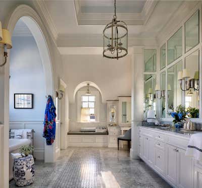  Traditional Vacation Home Bathroom. Eastern Shore Grandeur by Purple Cherry Architects.