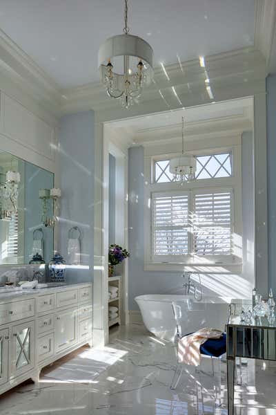  Traditional Family Home Bathroom. Shingle Style Elegance by Purple Cherry Architects.